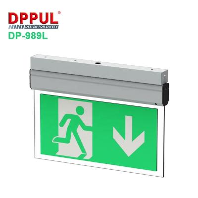 China Emergency Lighting OEM 3.6V NiCd 12pcs LED Fire Resistant White Emergency Exit Sign for sale