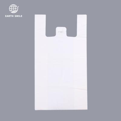 China Tshit Supermarket Bags 100% Nature Biodegradable Plastic Food Packaging Storage Bag Corn Sachet for sale