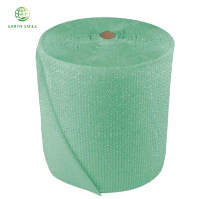 China Large impact & custom clear compostable biodegradable bubble film packaging bag air cushion bubble film on a roll for sale