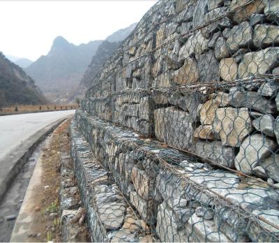 China Easy PVC Coated Hexagonal Gabion Mesh Woven Gabion Stone Cage Gabion Box Used for Water and Soil Protection for sale