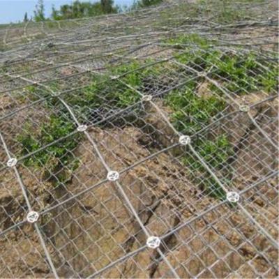 China High Strength Slope Protection Mesh Rockfall Barrier Mesh SNS Safety Steel Net Flexible Protection System for sale