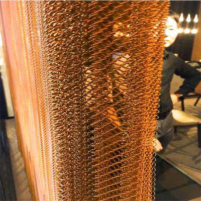 China Stainless Steel Material Iron Bead Curtain Screens And Room Dividers CLASSIC Type And Metal Decorative Room Dividers for sale