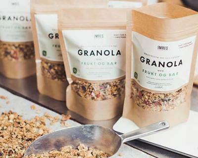 China Granola Food Packaging Compostable Biodegradable Muesli Ziplock Bag for sale