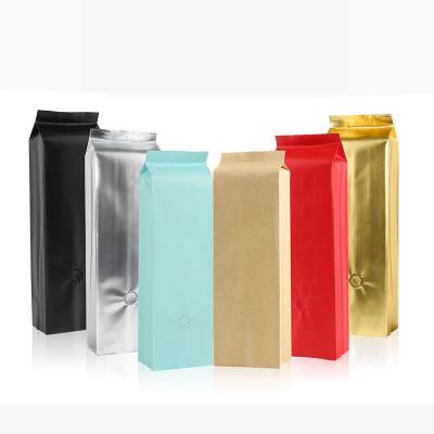 China Wholesale Side Barrier Gusset Aluminum Foil Coffee Bag With Valve for sale