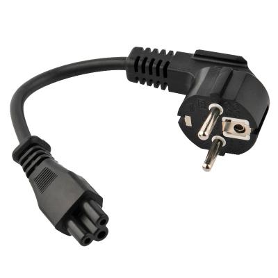 China Home Appliance Or IEC C5 AC Power Cord Connector European Standard 3 Pins Schuko Plug And Outdoor Mickey Mouse 1.2 Meter for sale