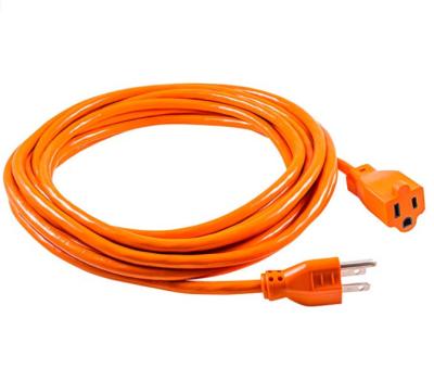 China Home Appliance Power Cable 5 Feet Extension Orange US for sale