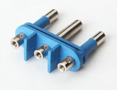 China Residential/General Purpose 3-Pin Plug Insert, For Italy, With Earth Pin (Small) for sale