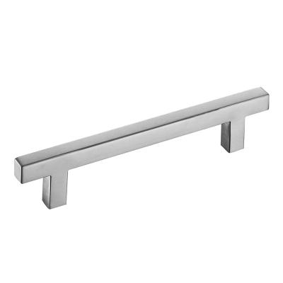 China Traditional sideboard pull drawer handle modern stainless steel hardware with frosted polishing handles pulls for sale