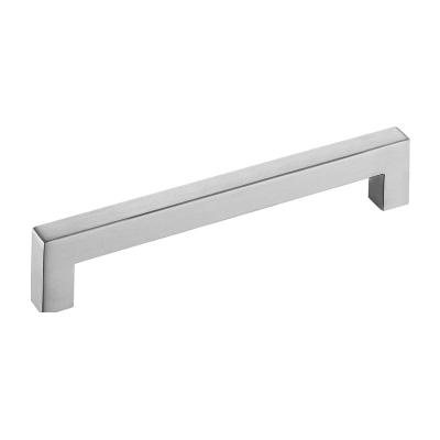 China Traditional High Quality 304 Polished Stainless Steel Square Furniture Drawer Handles Bedroom Cabinet Handles for sale