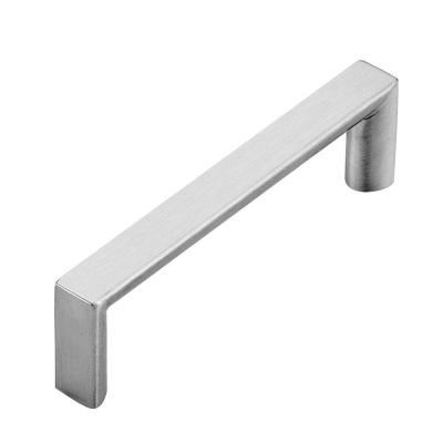 China Traditional High Quality Stainless Steel Kitchen Furniture Cabinet Handle Polished Long Satin Wardrobe Drawer Pulls for sale