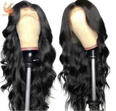 China Wholesale Brazilian Virgin Barely Shedding Thick Soft Smooth Cuticle Aligned HD Full Lace Front Human Hair Wigs for sale