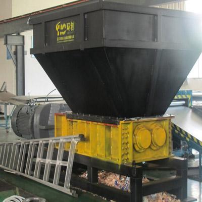 China High Efficiency Waste Rubber Heavy Duty Double Shaft Shredder for sale