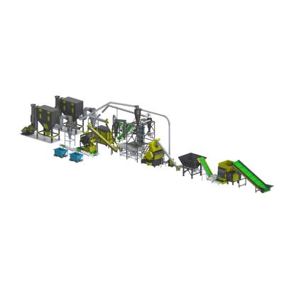 China Hotels Easy To Use HC-SERIES Wire And Cable Crushing Partition Line On Sale for sale