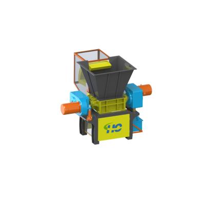 China Fully Automatic Hotels Small Double Shaft Shredder Suitable For Tire Recycling for sale