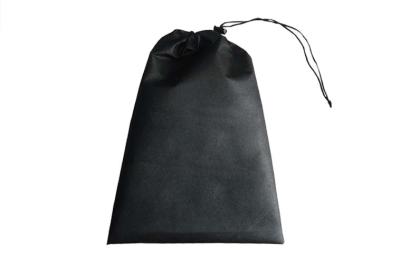 China Eco Vriendschappelijke 46 x 36cm Kleine Nylon Drawstring-Zakken Zwarte Ecologic, Te koop