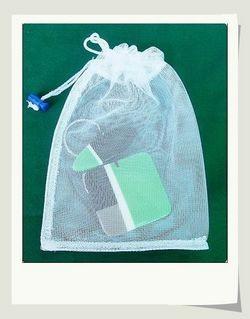 China Small Sheer Mesh Drawstring Gift Bags For Wedding Favors for sale