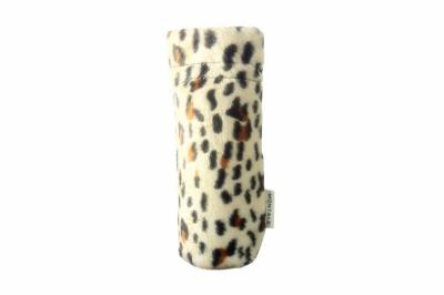 China Leopard Print Leather Drawstring Pouch Customized For Candy for sale