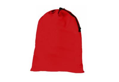 China Eco Friendly Red Cotton Drawstring Pouch Bags Printing Customized for sale