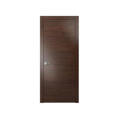 China 2021 Modern New Design Wood Door White Paint Interior Flush Door For HDF Residential Doors for sale