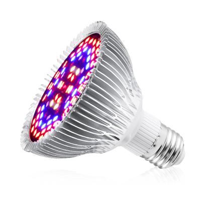 China Seed Seed Plant Grow E27 Plug 30W 50W 80W Light Red Blue Spectrum Plant Growing LED Lamp Flower Seedling Fitolamp 220V for sale