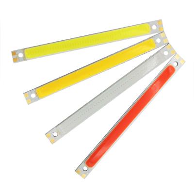 China Car Lighting 120x10mm COB LED Strip Bar Lights 10W DC12V Bulb For Car DRL Light DIY Indoor Outdoor Lamps 12V Color LED Chip 12cm for sale