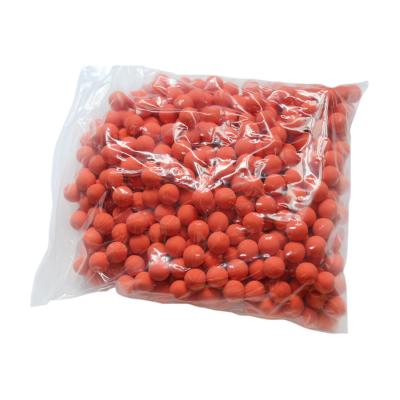 China 0.68 Inch Reusable Solid Bouncy Fluffy Rubber Paintball Balls for sale