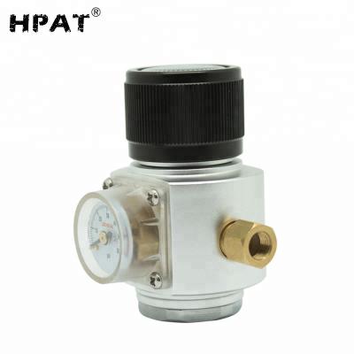 China Hard Aluminum Alloy 5/8-18UNF Home Brew CO2 Mini Gas Regulator 0 | 60 PSI Beer Kegging Equipment for sale