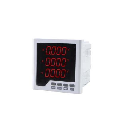 China Three Phase LED display Multifunction Power Meter with 3 small LED tube display for sale