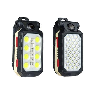 China compact cob fold work light led work light magnetic led folding 598 rechargeable work light rechargeable for sale