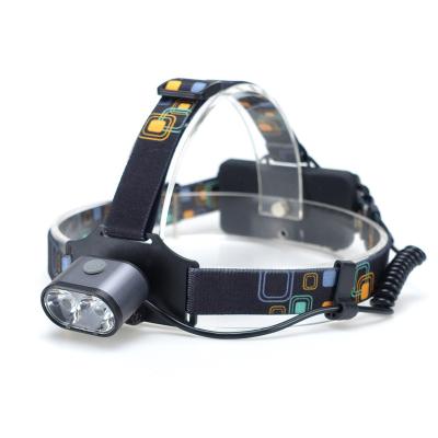 China Camping Led Mini Double Head Light Headlamp Running Rechargeable Led Headlamp Head Light for sale