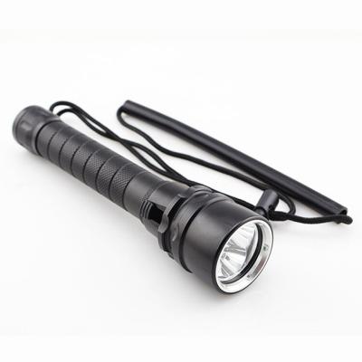 China Waterproof Emergency LED Flashlight For Diving Diving Torch , Diving Flashlight for sale