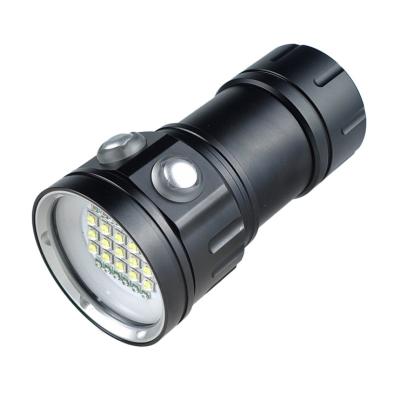 China Emergency 27 LED Flashlight Underwater Under Water Flashlight Professional Diving Flashlight for sale