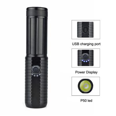 China xhp50 emergency torch led chargeable flashlight torch light waterproof torch light for sale