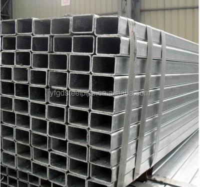 China Structure Pipe ASTM A500 100% Actual Weight Square And Rectangular Steel Tube for sale