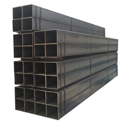 China Steel Structure Pipe Black A36 ASTM A500 Square And Rectangular Steel Tube for sale