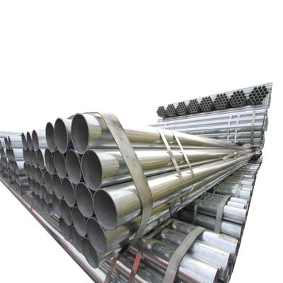 China Hot Dipped Galvanized Structure Pipe 100mm Steel Pipe With 220g Zinc Coating for sale