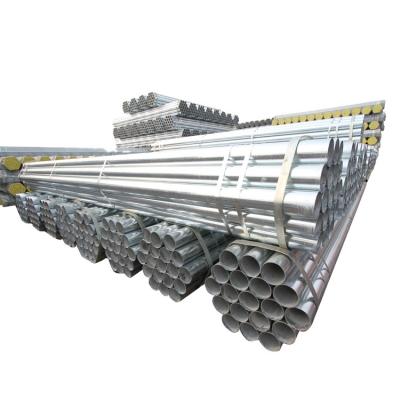 China HOT DIP GALVANIZED STEEL PIPE 2 1/2 INCH STANDARD Structure Pipe ASTM WITH THREADED END for sale