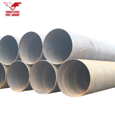 China 600mm large diameter liquid spiral welded steel pipe price for sale