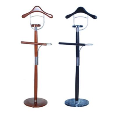 China (Other) Stainless Steel Wooden Hotel Room Adjustable Modern Solid Valet Stand And for sale