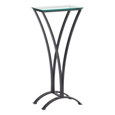 China (Others)Adjustable Modern Indoor Customize Console Table Living Room Furniture Iron Metal Frame Tempered Glass Flower Pot Stand Corner Table for sale