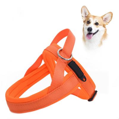 China Custom High Quality Custom Adjustable Comfortable Easy Dog Cat Harness Strap Mesh Leash Vest Type Wear Pet Air Chest for sale