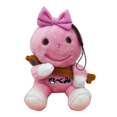 China Cartoon Toy Plush toy maker kawaii smile dolls kids plush toys with key chain for backpack hang for sale