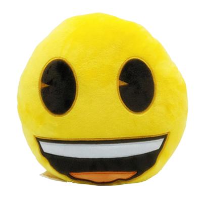 China Wholesale Home Decoration Round Emoticon Stuffed Plush Baby Pillow Flannel Custom Plaid Multifunctional Pillow With Foldable Covering for sale