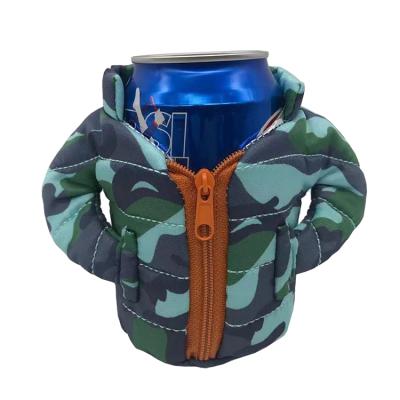 China Factory Cooler Jacket Cooler Jacket Insulation Coat Cover OEM Beer Can Wine Bottle Cover Custom Cola Drinks Waterproof for sale