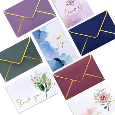 China Wholesale Custom Luxury Service Eco - Friendly Greeting Cards Printing With Your Logo , Design Thank You Card for sale