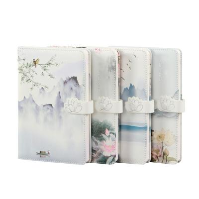 China Wholesale Custom Cute Printing Eco-friendly Logo School Diary Notebook Journal Notebook Dotted Travel a5 a4 for sale