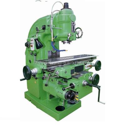 China Construction Material Shop Metal Cutter Head Pivot +/-45 Degree Universal Milling Machine X5040 for sale