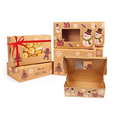 China Wholesale High Quality Recyclable Chritsmas Paper Gift Box Cookies Chocolate Packaging Box From VBOX for sale