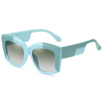 China Fashion sunglasses wholesale UV protection from factory directly 100% fashion sunglasses plastic sunglasses 400 branded shape 2022 sunglasses for sale