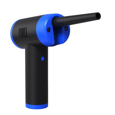 China High cleaning capacity compressed air gun cordless electric duster for computer cleaning fan jet clean air duster usb for sale